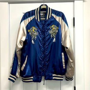 Vintage Japanese embroidered bomber jacket